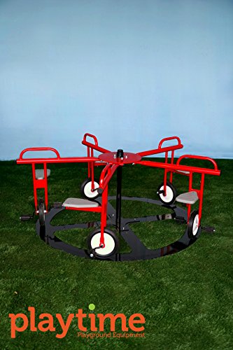 Playtime Playground Equipment Merry Go Cycle Replacement Combo Set Black
