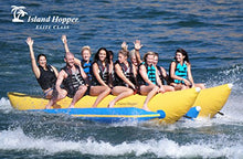Island Hopper 10-Passenger Elite Class Side By Side Heavy Commercial Dual Directional Banana Boat Yellow