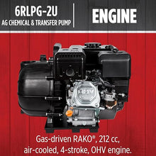 Red Lion 6RLPG-2U Gas Powered Ag Chemical Transfer Pump, 195 GPM, 212 cc
