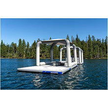 AQUAGLIDE Solarium CX3 Floating Social Lounge Deck Multicolor