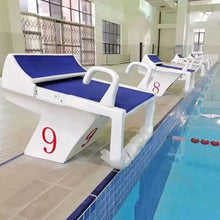 AIBOTY Diving Platform for Pool, Durable Track Starting Blocks Fiber Glass Anti-Slip Starting Platform for Pool Competition Game Usage