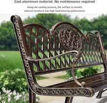 ERoomQ Outdoor Garden Bench Garden Bench Outdoor Patio Bench Park Terrace Bench Retro Garden Bench Decorative Lawn Bench for Porch,Lawn,Yard