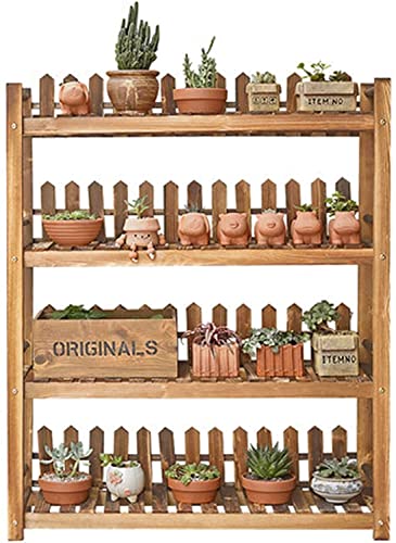 ZEELYDE Plant Stand,Living Room Plant Chlorophytum Windowsill Floor-to-Ceiling Rack Flower Pot Rack Wood Flower Stand Office Flower Shelf