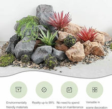 GFXYQPDNV Realistic Fake Rocks for Yard, Artificial Landscape Solid Fake Rocks, Outdoor Faux Rock Cover, PU Foam Decorative Cover, Decorative Stones for Landscaping Lawns and Gardens
