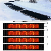ZGHQHCDRH Snow Melting Mats for Driveways and Entrances - Electric Snow Melting Mats for Winter Snow Removal(40x200cmx4Pcs)