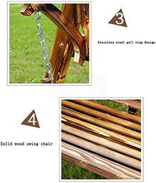 KYTGFH Patio Swing Porch Hang Club Bench Chair,Outdoor Patio Swing Chair Backyard Patio Furniture Lazy Daze Hammocks Swing Bench Suitable for Patio,Garden,Poolside,Balcony
