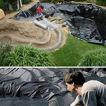 JINMLBO Flexible Pond Liner, Rubber Pond Skins, Tear Resistance Impermeable Film, 0.5mm PVC Pool Pad, for Fish Pond Bed Liners Reservoir River, 49 Sizes (Color : Black, Size : 10x20m)