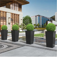 Outdoor Trapezoidal Planter Box Standing Pillar Flower Pot Flower Box