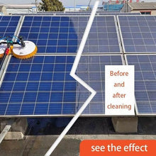 GGAHDSRH Electric Pool Cleaning Brush with Adjustable Head, Extendable 2M Window & Solar Panel Cleaner Kit - Efficient Photovoltaic Cleaning Tool for Easy Maintenance,7M