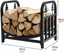 WXPWAMZ Outdoor Fireplace Firewood Rack Log Store Firewood Rack Heavy Duty Outdoor Firewood Holder Steel Wood Storage Log Rack Wood Rack For Firewood Wood Store
