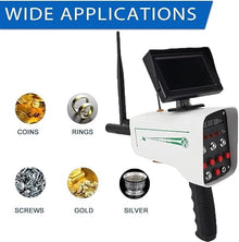 Metal Detector Scanner Device, Handheld Gold and Silver Scanner Locator Device, 1000M Range 30M Depth Sensitive, Display for Treasure & Metal Recovery