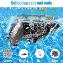 SDdPulse Solar Pool Skimmer with 2500mAh Battery, Large Capacity Debris Basket, Automatic Cleaner, Dual Mode, Intelligent Route Planning for Above Ground Pools