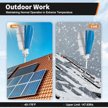 12V,12000W No Noise Vertical Axis Wind Turbine Kit,12V 24V 48V Wind and Solar Power Generation Magnetic Dynamo Free Energy
