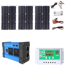 75W Foldable Waterproof Solar Panel Kit with 50A Controller - Ideal for RV, Boat, and Home Off-Grid Power Solutions(6000W)