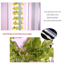 10 Layers 360° Full-Spectrum Lighs Hydroponic Growing Kit, Mobile Tower Garden with Automatic Water Circulation System, Vertical Indoor Hydroponics System, Easy-to-Use