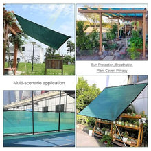 XBTGS Premium Shade Cloth for Plants - Green Shade Netting with Grommets - Available in 2X 3X 3x4m 3x5m 4x5m 4x6m & 11x20m Sizes - Ideal for Garden Pergo,Green-10x12,Green-10x12m(32.8 * 39.4ft)