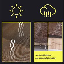 Waterproof Shade sail Waterproof Sun Shade Sail 4.92x33ft Removable Shade Cloth with 95% UV Block Mesh Tarp for Garden Party Patio Furniture Includes Hardware for Easy Installation