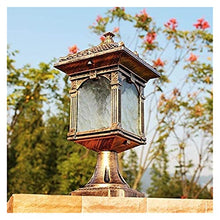 ALDEPO Courtyard Light MERCB Outdoor Pillar Lamp Garden Courtyard Fence Column Step Corridor Street Garden Fence Parking Lot Coffee Lighting
