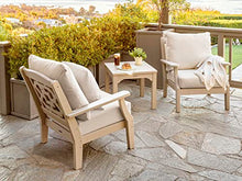 Martha Stewart by POLYWOOD® Chinoiserie End Table in Mahogany