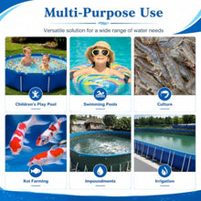 2 3 4 Ft Small But Deep Above Ground Pool Round, Outdoor Heavy Duty Round Frame Swimming Pools Set with Drain Faucet, Multipurpose PVC Canvas Fish Ponds(471L/124GAL - 1X0.6M (DXH))