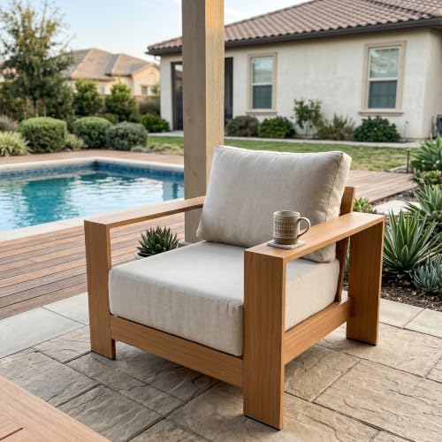Acanva Ciela Aluminum Outdoor Lounge Chair