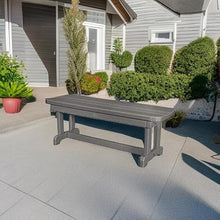 POLYWOOD® Park Bench, Slate Grey