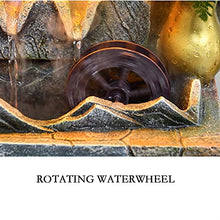 Indoor Small RockeryCreative Waterwheel Landscape Bonsai Chinese Style Living Room Desktop Office Decoration Gift and Decoration (Color : A)
