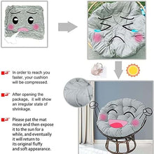 XCBHDBD Round Thick Hanging Chair Cushion Soft Support for & Egg Chairs Comfortable Nest Style Indoor Outdoor Use Garden Balcony 100 x 100 cm.