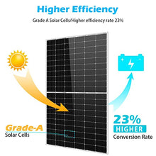 SUNGOLDPOWER UL61730 450W Solar Panel 4PCS,Monocrystalline,Class A Cell,Rigid,High Efficiency,Charging 12V/24V/48V Solar System,for Rooftop,Farm,On and Off Grid,CEC Listed(Total 1800W)