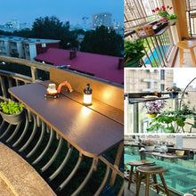 ZGLINMZ Folding Balcony Railing Hanging Planter - Multi-Functional Garden Decor for Outdoor & Indoor Use, Perfect for Terraces & Patios (L60*W27cm / L23.6*W10.6in)