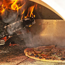 ALFA FX4PIZ-LRAM 4 Pizze Outdoor Stainless Steel Wood Fired Pizza Oven, Red