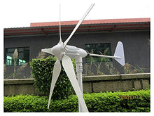 Wind Power Generator 5 Blade 600w Wind Power Generator Wind and Solar Hybrid Power Supply for Household Fishing - Onshore Wind