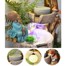 GLigeT Outdoor Water Fountain Garden Water Fountain Landscape, Outdoor Decoration in Living Room, Circulating Water Decoration in Courtyard Office Outdoor Fountain (Size : L)