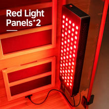 3 Person Full Spectrum Infrared Sauna with Red Light, Canadian Red Cedar