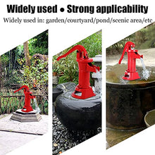 DYK&NX Antique Hand Water Pump, Handle Cast Iron Well Pump, Decorative Pump14.6 x 5.9 x 25.6 inch Pitcher Pump, for Easy Installation Fashion Pitcher Hand Pump for Yard Ponds Garden (Color : Bronze)