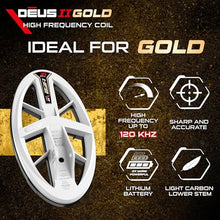 XP Deus II Gold High-Power FMF Metal Detector for Adults (5x9 HF2 Coil)
