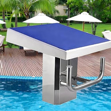 ByBoDi Indoor Outdoor Pool Jump Board,Heavy Duty Swimming Pool Diving Board,Stainless Base,Non-Skid Countertop 15° Incline for Competition Training Luxury