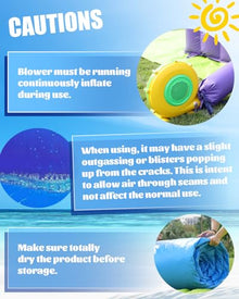 26FT(L) Commercial Water Slide for Adults【Double Water Slides&Giant Splash Pool】, 100% PVC Inflatable Adult Water Slide with 1100W Blower, 0.45mm Heavy Duty Vinyl Backyard Outdoor, 26x12x14ft