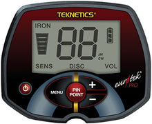 Teknetics Eurotek Pro Metal Detector with 11 inch DD Waterproof Coil, Tek-Point Pinpointer, and Coil Cover