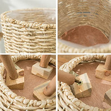 Plant Stand Plant Pots Floor Plant Pot Stand Wickerwork Flower Pot Holder Display Potted Rack Decor Garden Pots Planters Home Decor Plant Vase Plant Containers (Color : M)