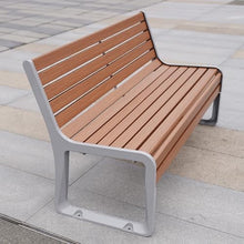 Sunyongfly Park Bench,Wooden seat,cast Iron Frame, Outdoor Garden Bench,Double Outdoor Bench, for Squares, Parks, and Residential Areas(Size:120cm)