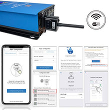 Marsrock 1000W Wind Grid Tie Inverter with Limiter, Pure Sine Wave Inverter Converts 22-60V DC to 110V/240V AC (Auto-Match),Perfectly Compatible with Home Wind Power Systems