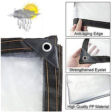 JLVAWIN Rainproof Tarp Outdoor, Garden Furniture Cover, Outdoor Patio Plant Shed Cover, Tarpaulin Waterproof, Multi-Size Selections-56M