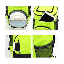 Waterproof Shoulders Cooler Bags Food Insulation Bag Car Meal Fresh-keeping Handbag Camping Picnic Fruit Drink Backpack (Color : Yellow Size : As shown)