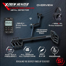 XP Xtrem Hunter: RC, XTR FMF Coil, WSAII-XL, Depth Metal Detectors