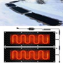ZGHQHCDRH Snow Melting Mats for Driveways and Entrances - Electric Snow Melting Mats for Winter Snow Removal(40x120cmx2Pcs)