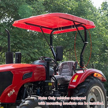 Removable Tractor Roof Canopy Easy Assembly Tractor Shade with Metal Diagonal Bracing Fits Most Equipped Tractors*Mowers 130X120/160X124Cm 3 Color Choices,Blue-160 * 124cm