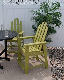 POLYWOOD® Long Island Counter Chair in Lime