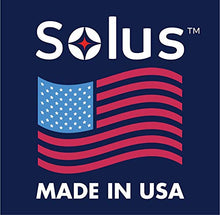 Solus 7-Foot Direct Burial Lamp Post – Outdoor Aluminum Light Pole with Decorative Cross Arm & 120V Outlet – Fits 3" Post Top Fixtures, Made in USA, Black, Bronze, or White, (Black, Set of 4)