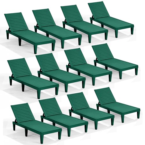 Nestl Lounge Chair Outdoor, Tanning Chair, Chaise Lounge Outdoor Set of 12